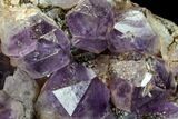 Wide Amethyst Crystal Cluster - Zambia #114056-1